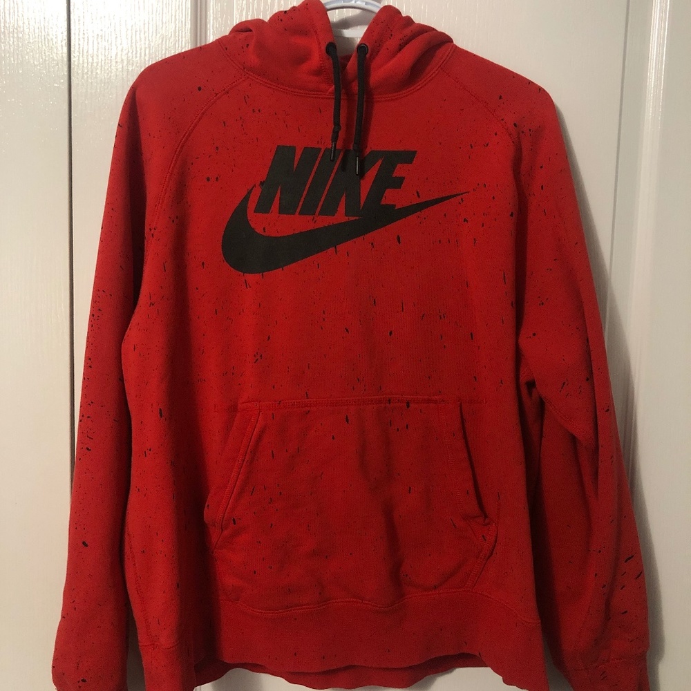 Nike Orange w/ Black Specks Hoodie